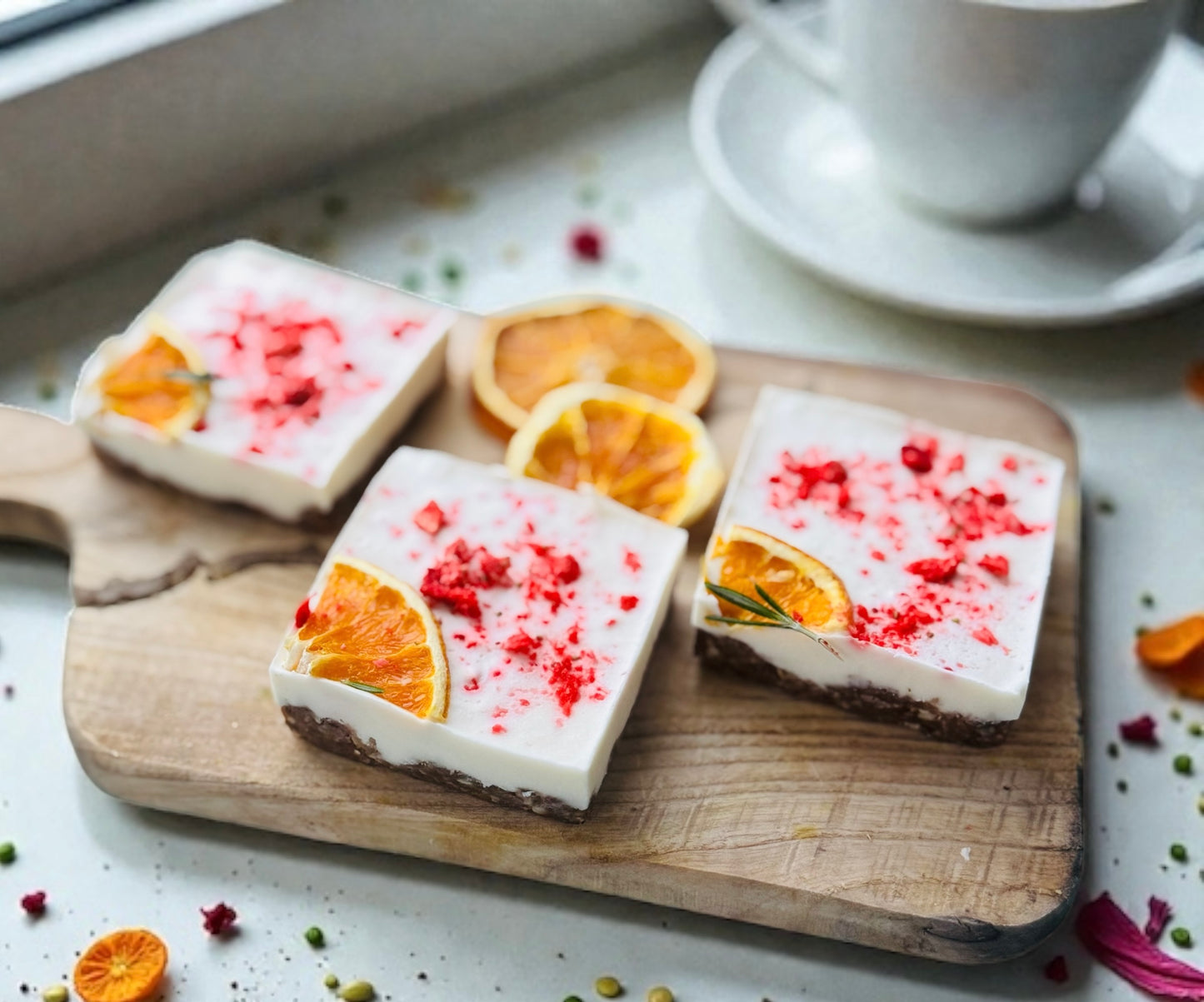 Christmas Pudding Orange Cheesecake