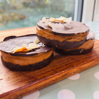 Dark Chocolate-Coated Peanut Butter Rounds