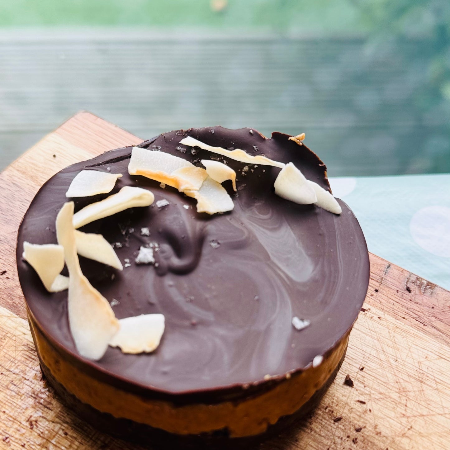 Dark Chocolate-Coated Peanut Butter Rounds